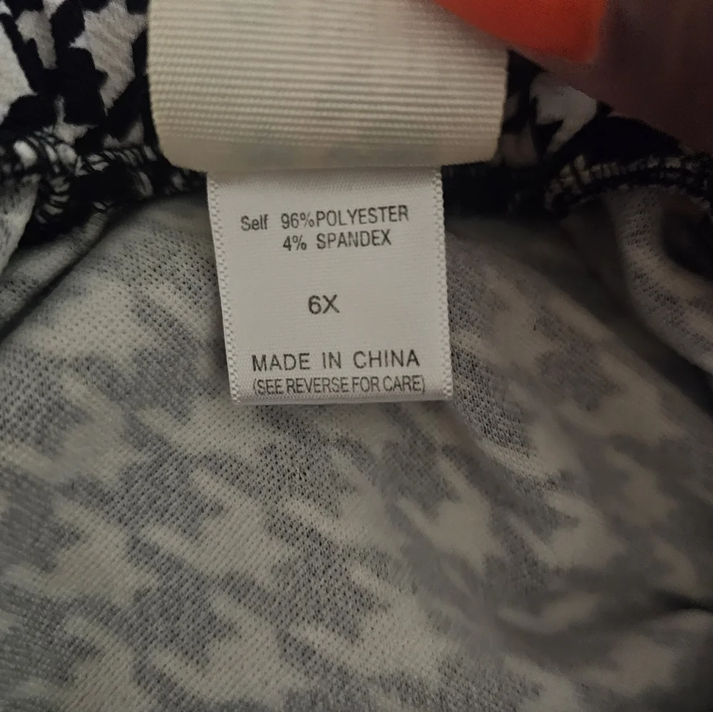 Lily Bleu Black and White Patterned Dress